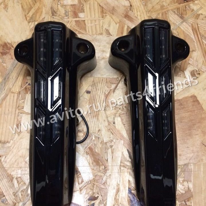 Накладки на вилку Harley Davidson black