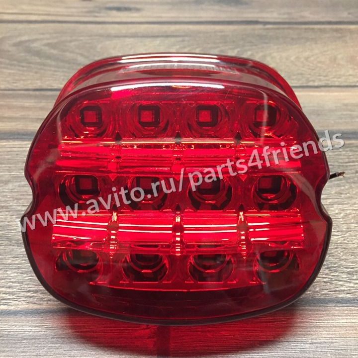 Задний фонарь Harley Davidson slim red led