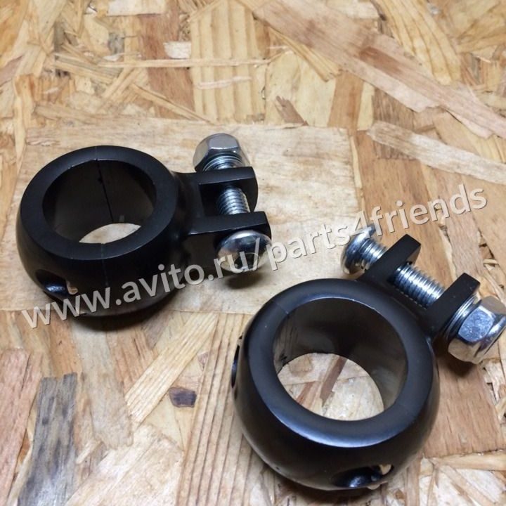 Вынос подножек Harley Davidson black