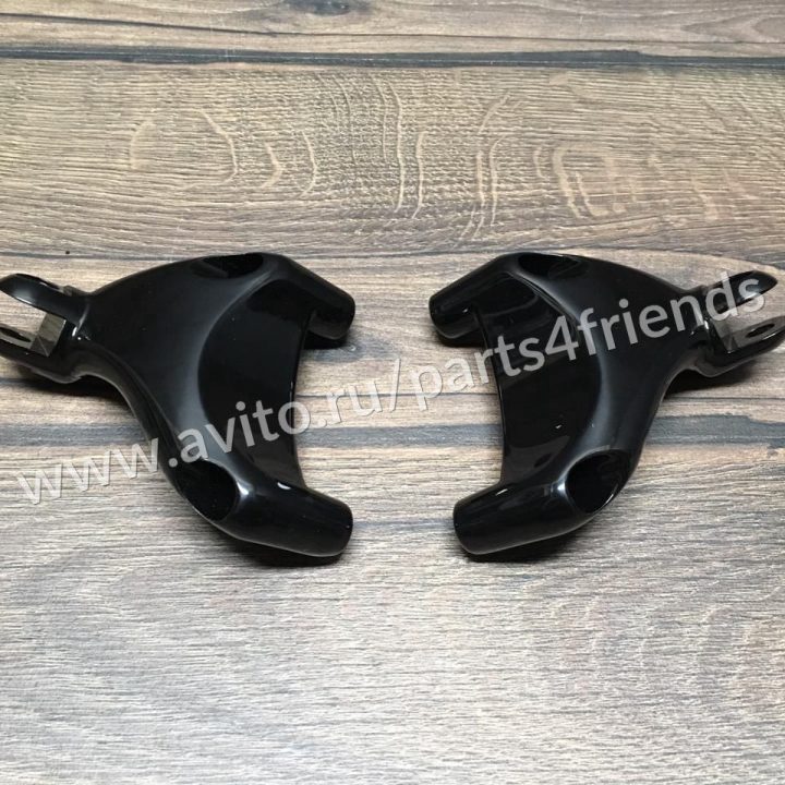 Кронштейны задних подножек sportster 04-13 black