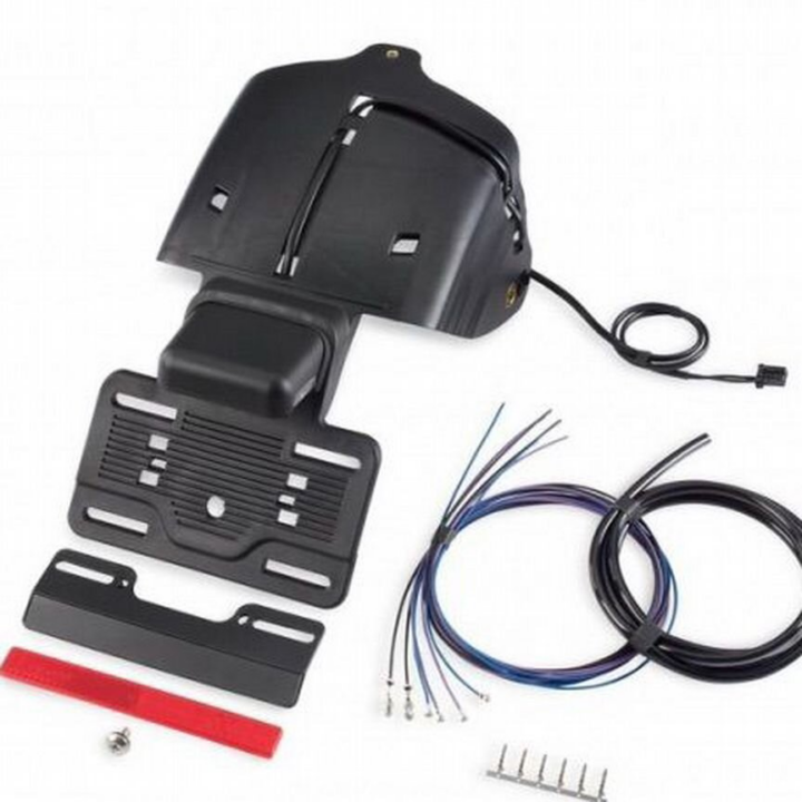 Перенос номера harley davidson dyna