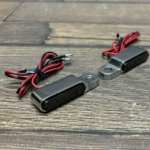 Поворотники под руль universal chrome long