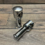 Стойки руля 4.5 inch руль 1.25 inch (круглые) ХРОМ
