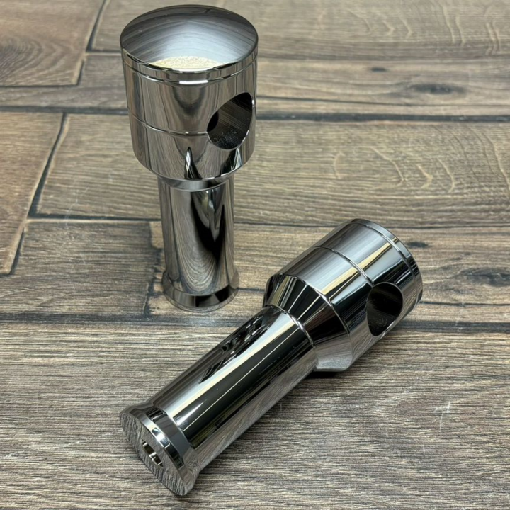 Стойки руля 4.5 inch руль 1 inch (круглые) ХРОМ