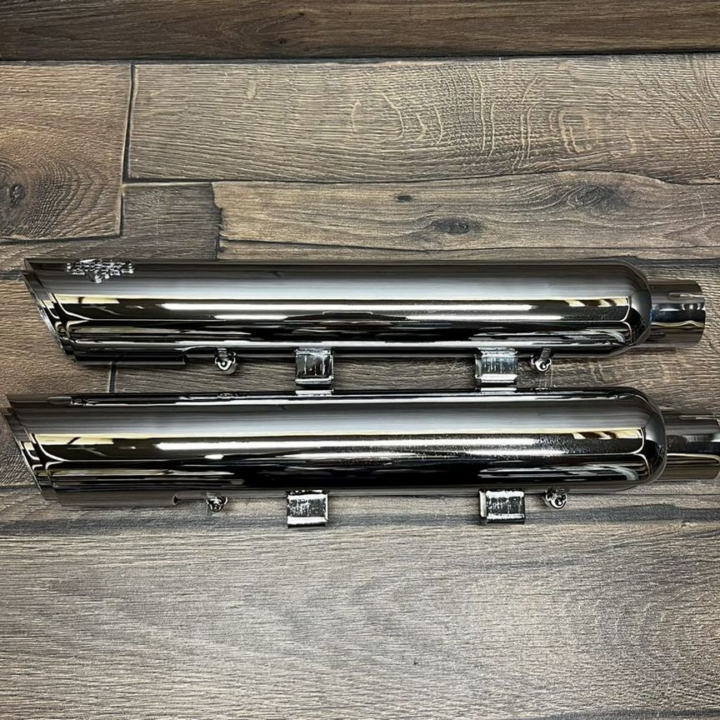 Выхлоп vance hines twin slash хром