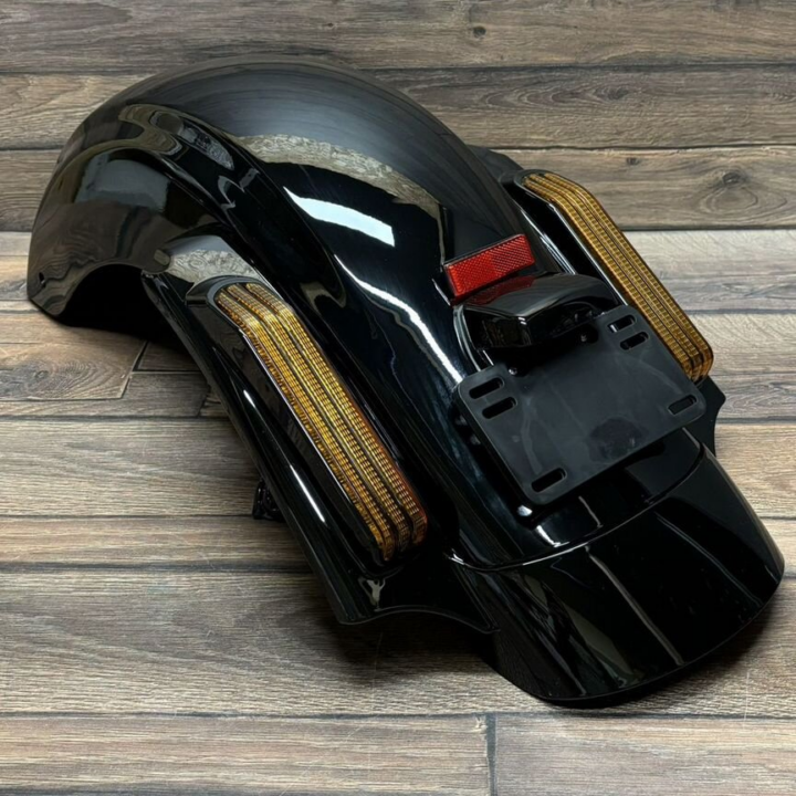 Заднее крыло Harley Davidson CVO 2014+ yellow