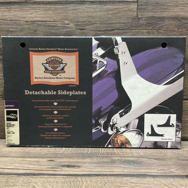 Пластины спинки Harley Davidson Softail black