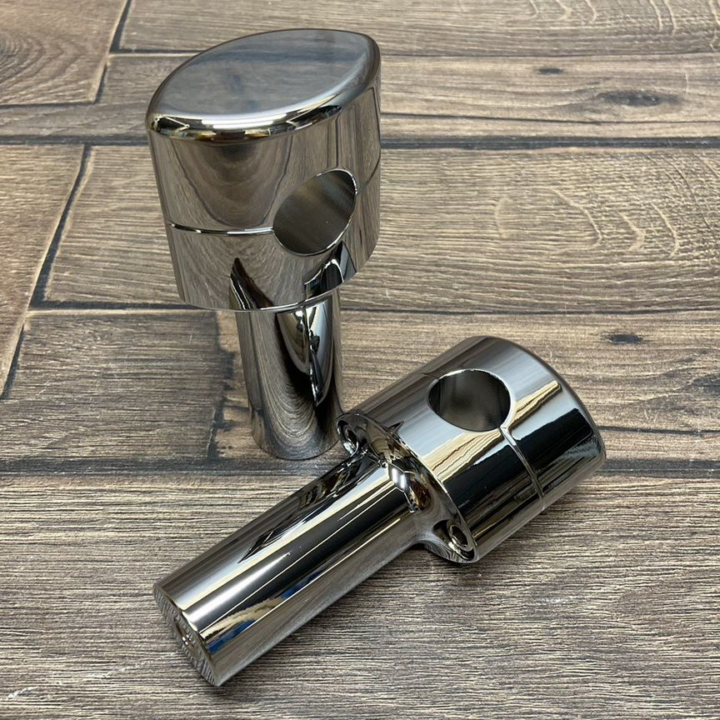 Стойки руля 4 inch руль 1 inch ХРОМ