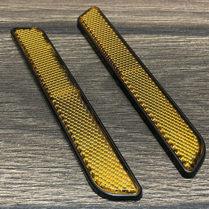 Катафоты стаканов вилки ORANGE/BLACK