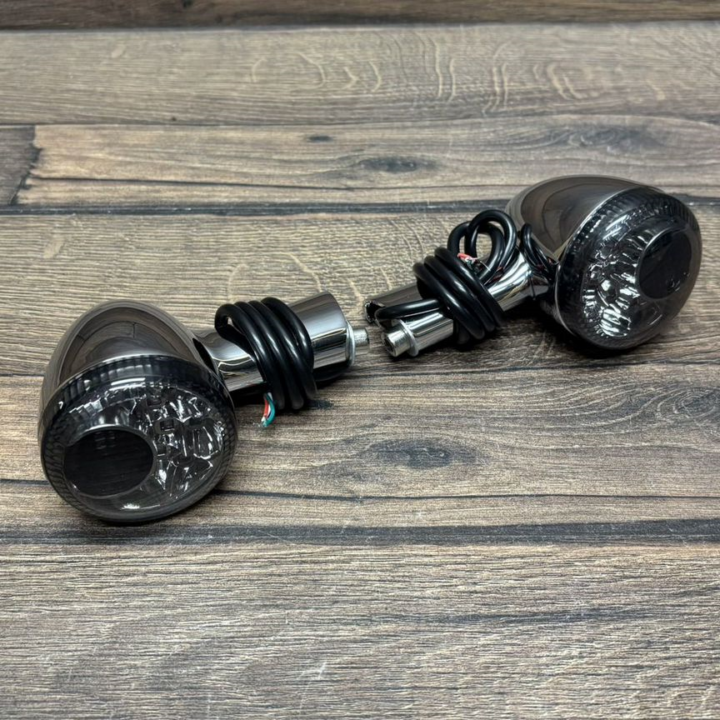 Задние поворотники Harley Davidson chrome LED