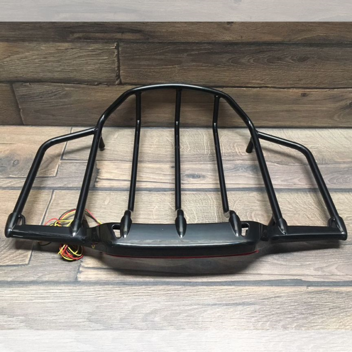 Багажник на турпак со стоп сигналом black 94-13