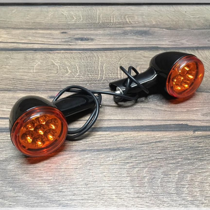 Поворотники Harley Davidson black 3 wire