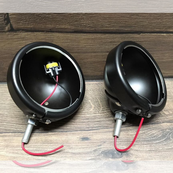 Корпуса доп фар Harley Davidson black