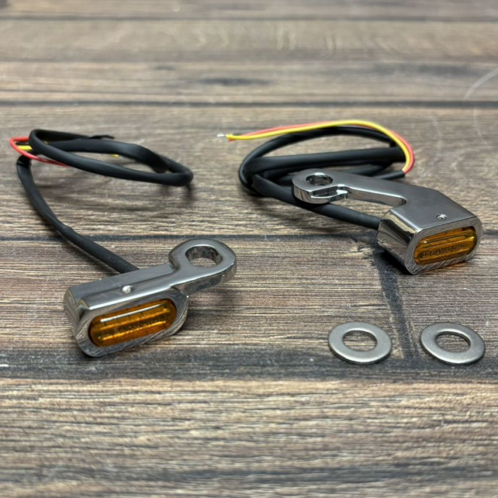 Диодные поворотники Harley Davidson yellow трос