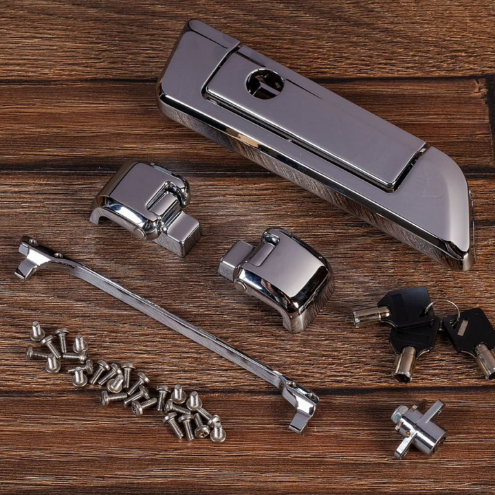 Замки на турпак Harley Davidson touring 14+ chrome