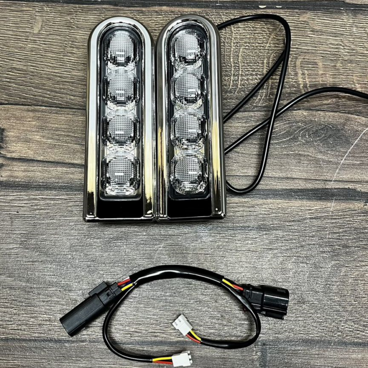 Доп Фонари Harley Davidson touring 2014+ chrome