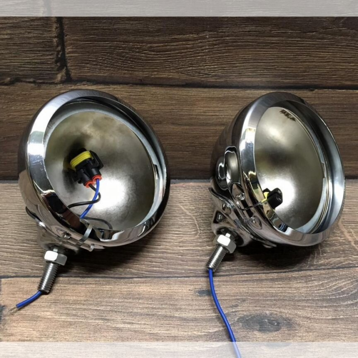 Корпуса доп фар Harley Davidson chrome