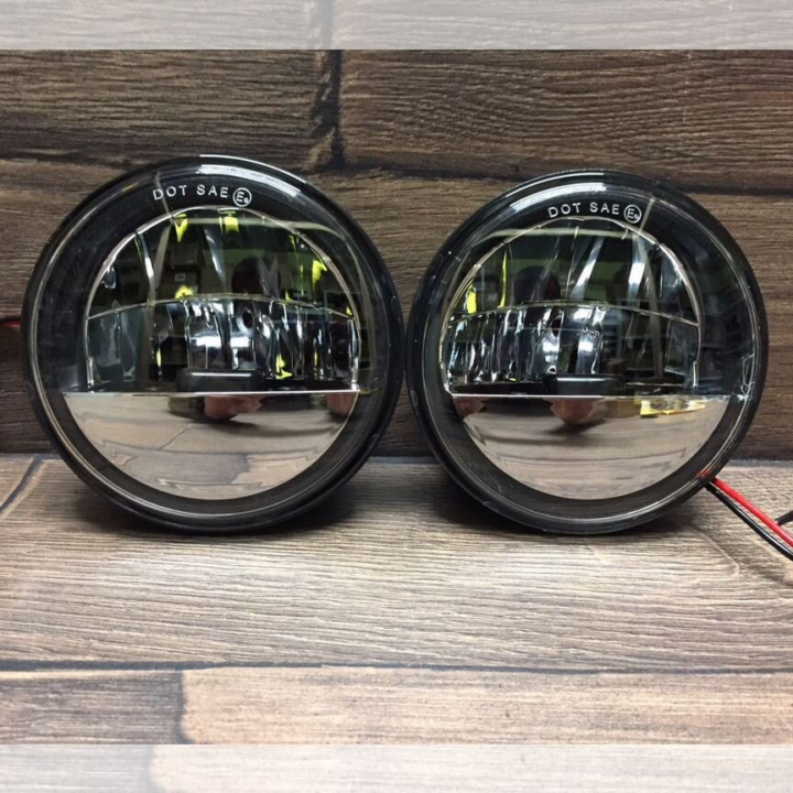 Боковые LED фары Harley Davidson chrome