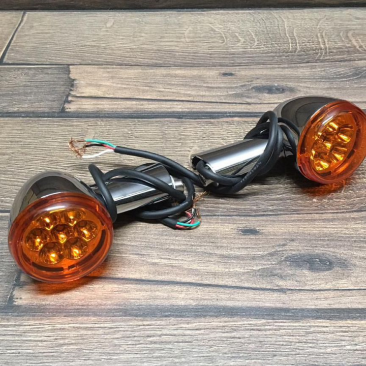 Поворотники длин.нога ХРОМ 4wire