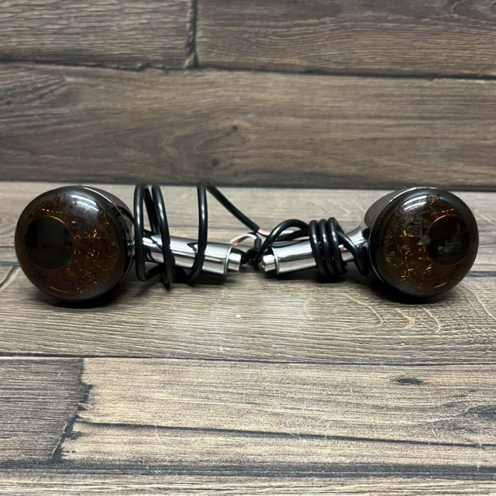 Задние поворотники Harley Davidson хром