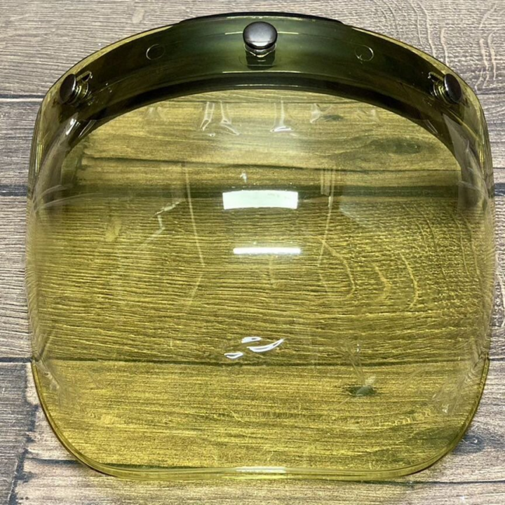 Визор bubble желтый