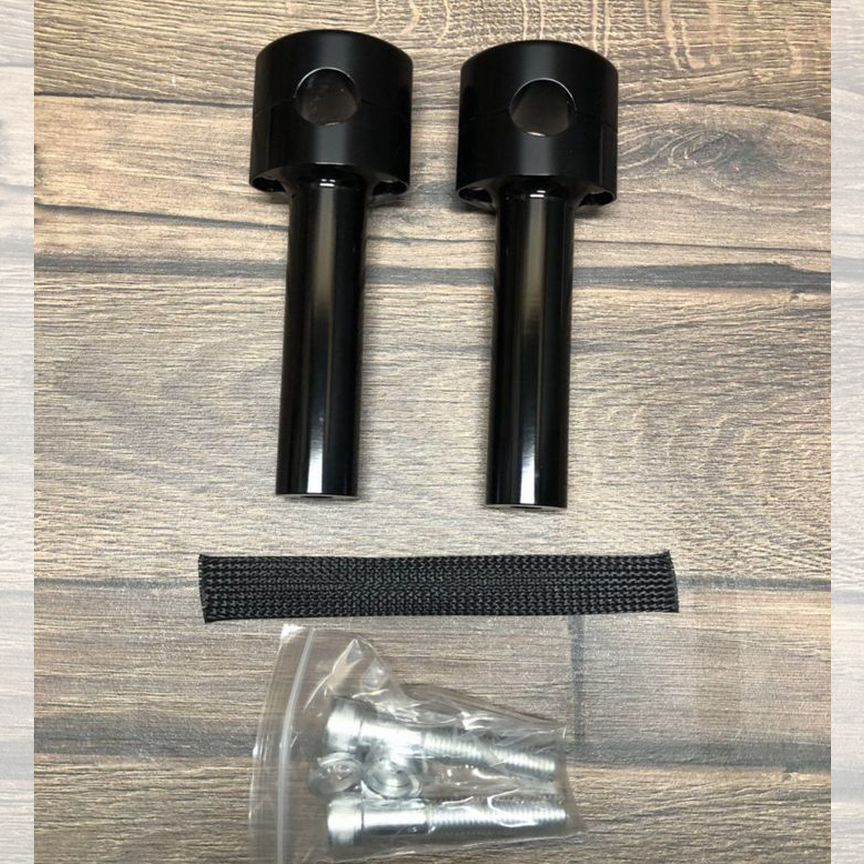 Стойки руля 6 inch руль 1 inch BLACK Стойки руля 6 inch руль 1 inch BLACK