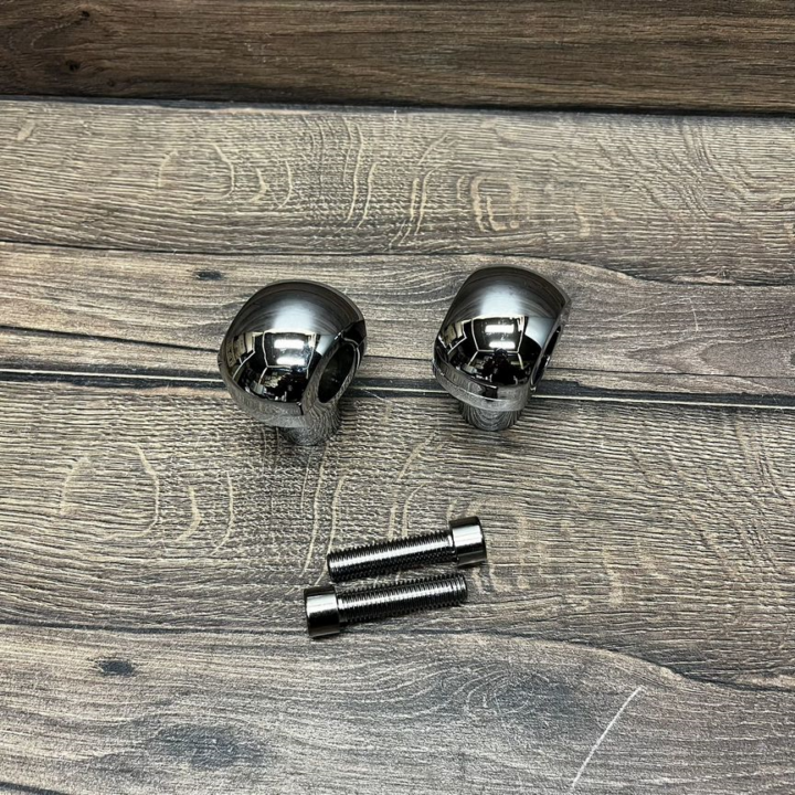 Стойки руля 2 inch руль 1 inch (круглые) ХРОМ