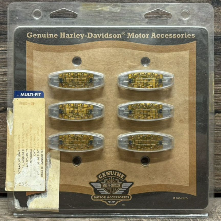 Подсветка мотоцикла Harley Davidson orange